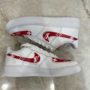 Custom Painted LV Nike Air Force 1s
